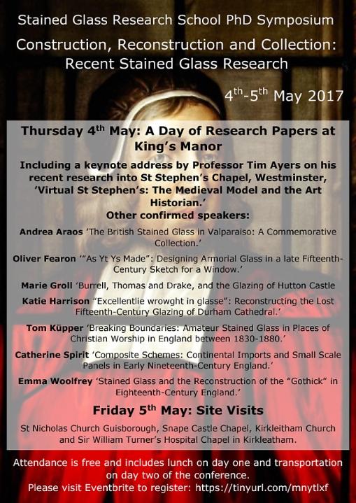 Stained Glass Research School PhD Symposium 2017
